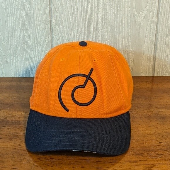 Dragon Ball Z Super Whis Training Symbol Snapback Hat Orange EUC OSM - Picture 1 of 9